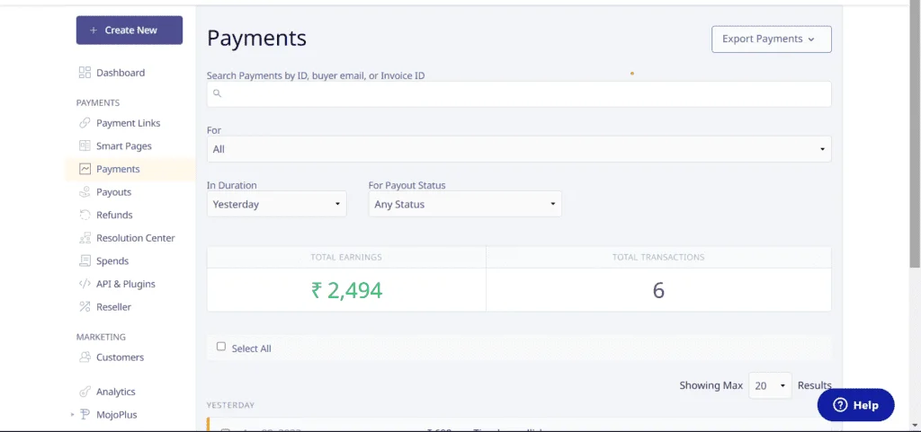 Reseller payment proof 5
