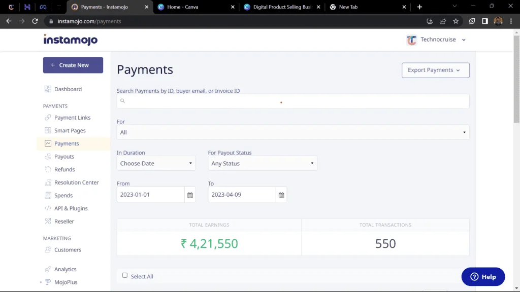 Reseller payment proof 7